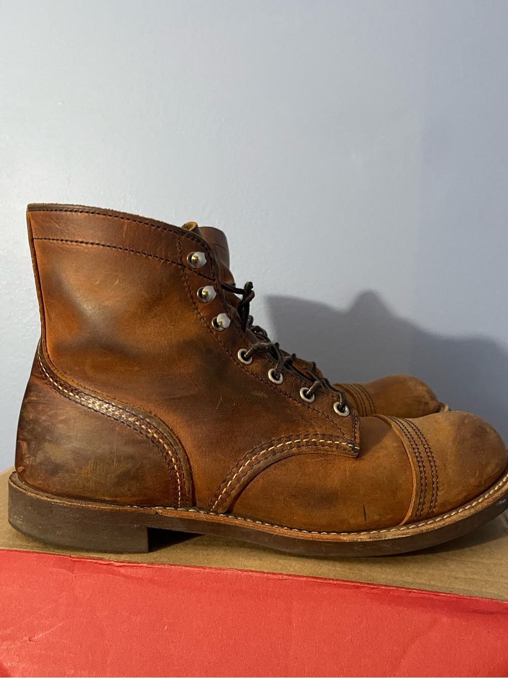 Red Wing Iron Ranger Copper size 9